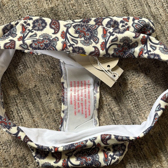 Boden Multicolor Paisley Bikini Bottom - NWT - size 10 - Picture 3 of 5